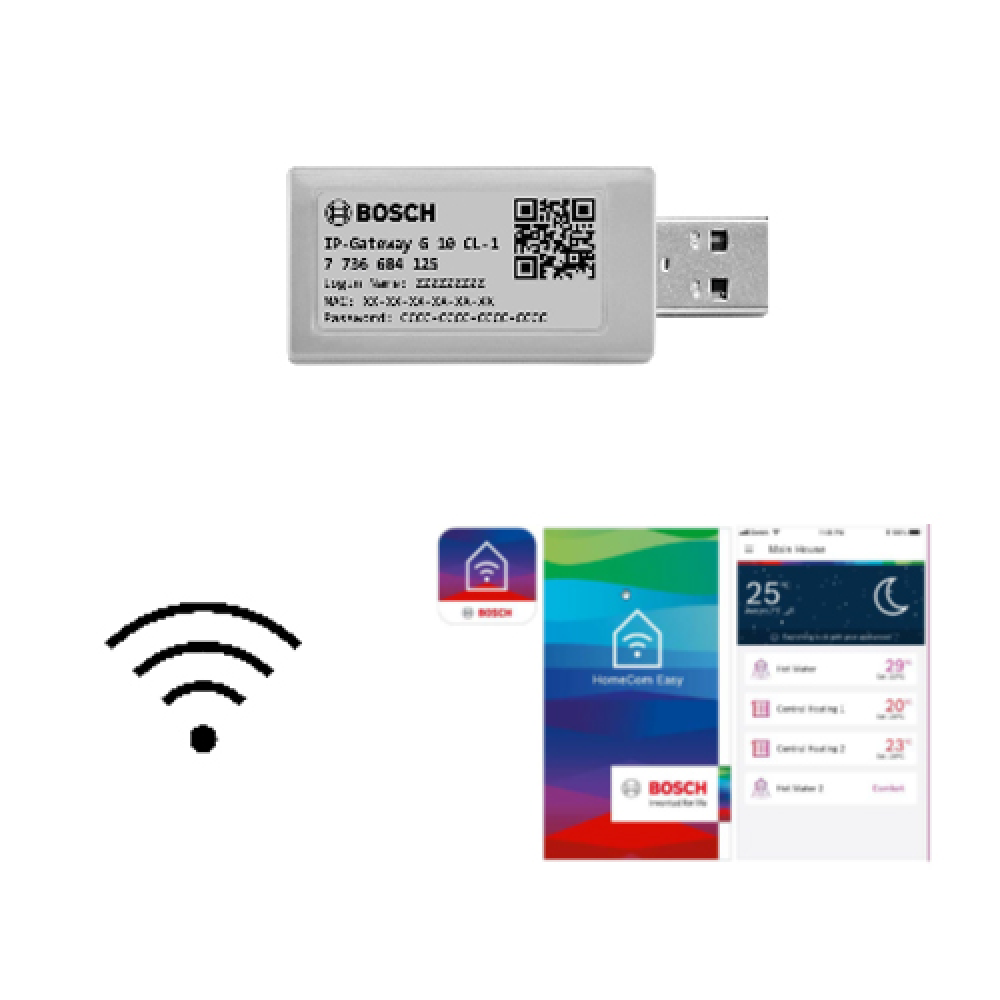 IP-шлюз G 10 CL-1 (WiFi модуль) до кондиціонера Bosch Climate 3000i й 5000i