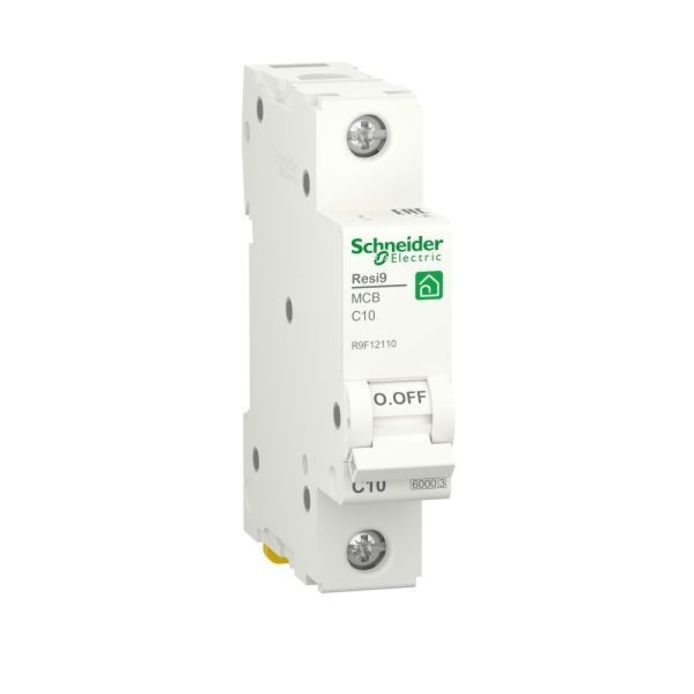 Автоматичний вимикач Schneider Electric RESI9 10 А, 1P, крива С, 6 кА