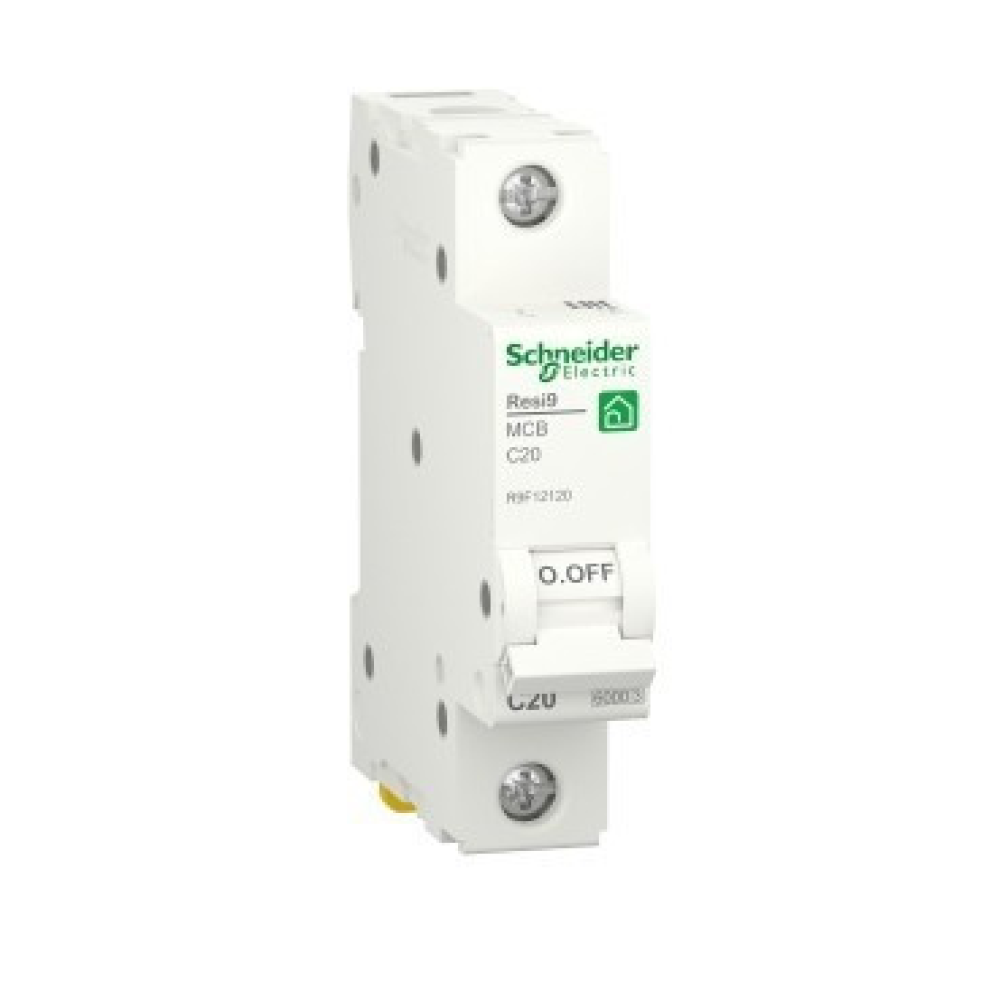 Автоматичний вимикач Schneider Electric RESI9 20 А, 1P, крива С, 6 кА