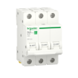 Автоматичний вимикач Schneider Electric RESI9 25 А, 3P, крива С, 6 кА